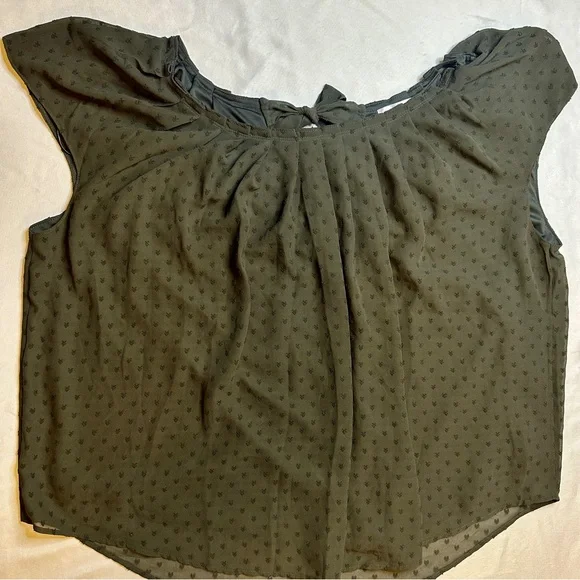 LC Lauren Conrad Women’s Plus 1X Tie-Back Blouse – NWT - Picture 1 of 5